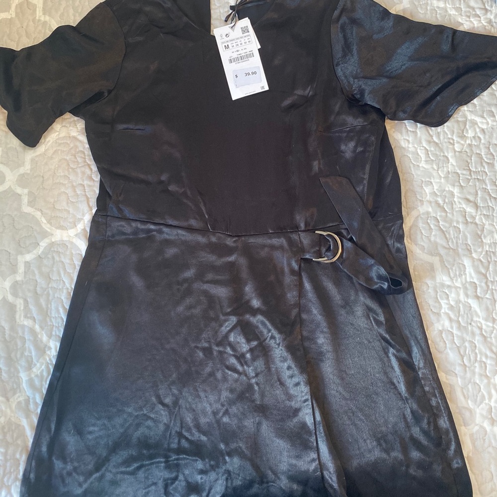 Zara black skort dress